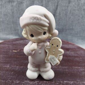 Precious Moments 1993 Wishing You The Sweetest Christmas Collectible Porcelain F